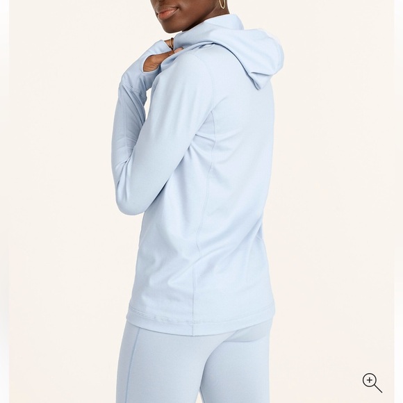 J.Crew Fitted Hoodie In Signature Flex Black Size XL Style BD667 Like New - Picture 16 of 16